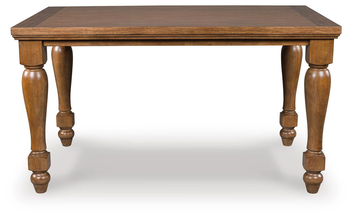Greddinton Counter Height Dining Table and 4 Barstools