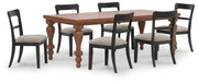 Greddinton Dining Table and 6 Chairs