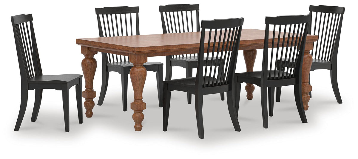 Greddinton Dining Table and 6 Chairs