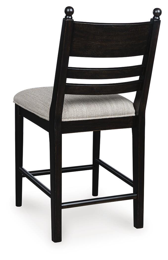 Greddinton Counter Height Dining Table and 4 Barstools