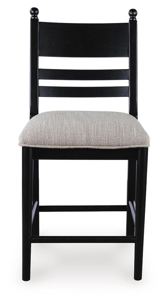 Greddinton Counter Height Dining Table and 6 Barstools