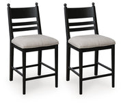 Greddinton Upholstered Barstool (2/CN)