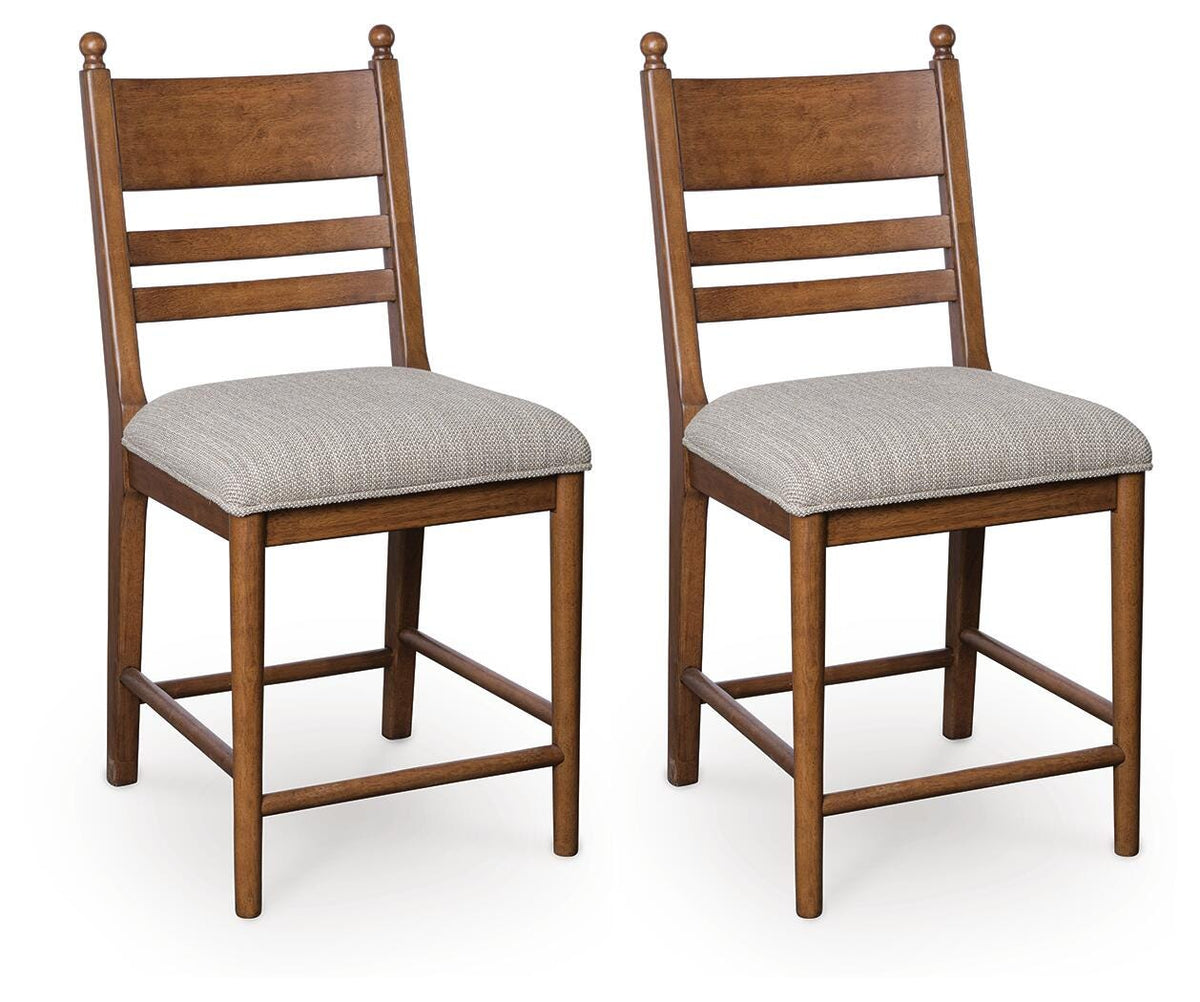 Greddinton Upholstered Barstool (2/CN)