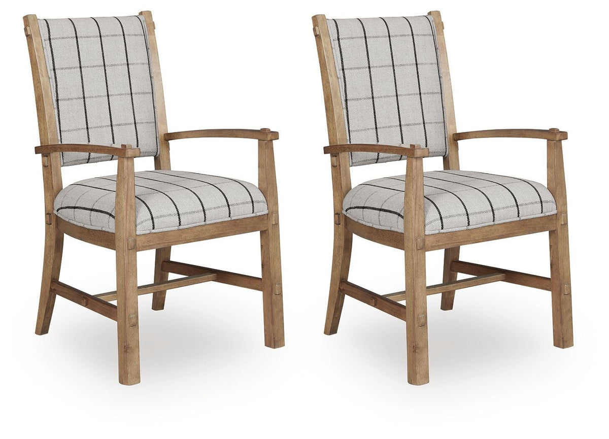 Ridgester Dining UPH Arm Chair (2/CN) Next-Gen Nuvella™