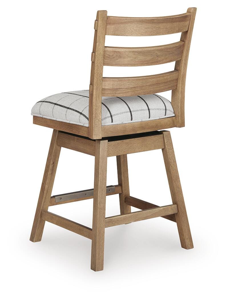 Ridgester UPH Swivel Barstool (2/CN) Next-Gen Nuvella™