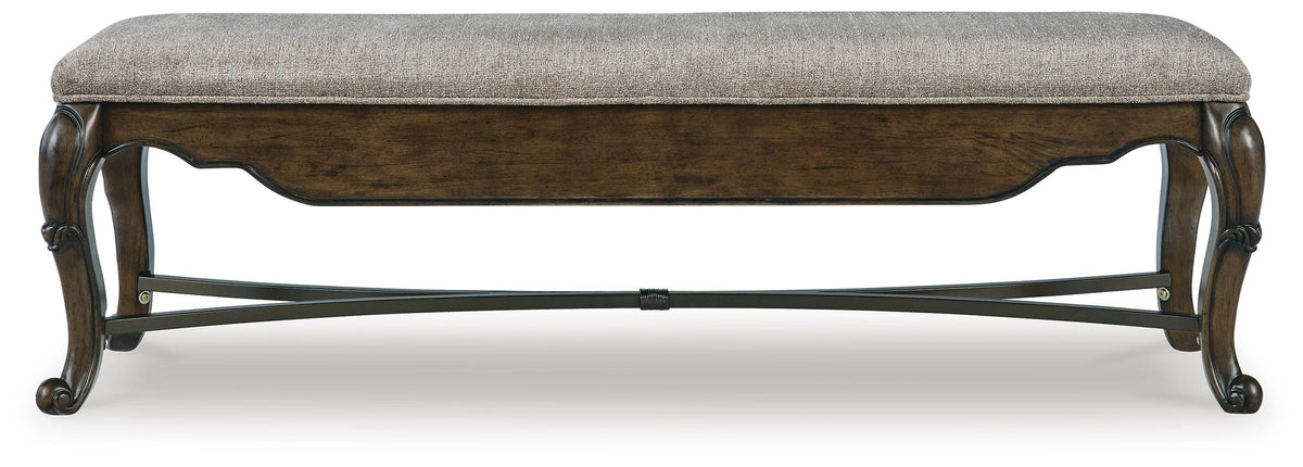 Maylee Extension Dining Table, 4 Chairs and Bench