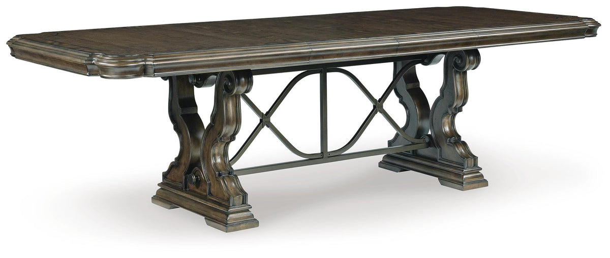 Maylee Dining Table and 4 Chairs and Bench with Storage