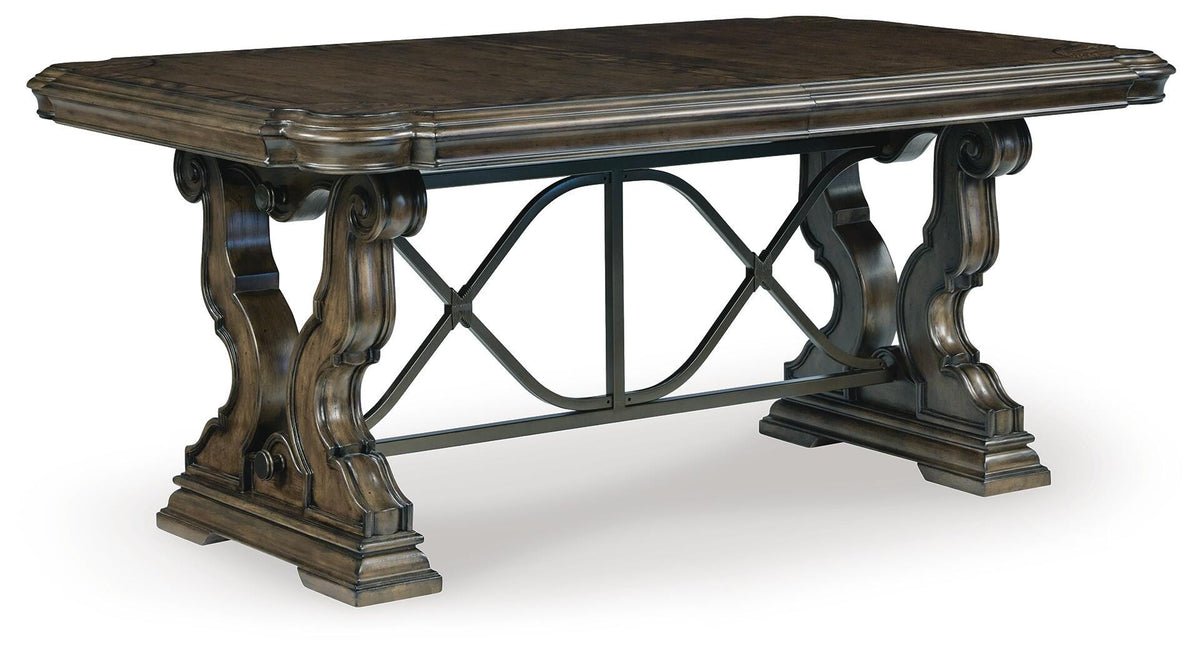 Maylee Dining Table and 6 Chairs with Storage