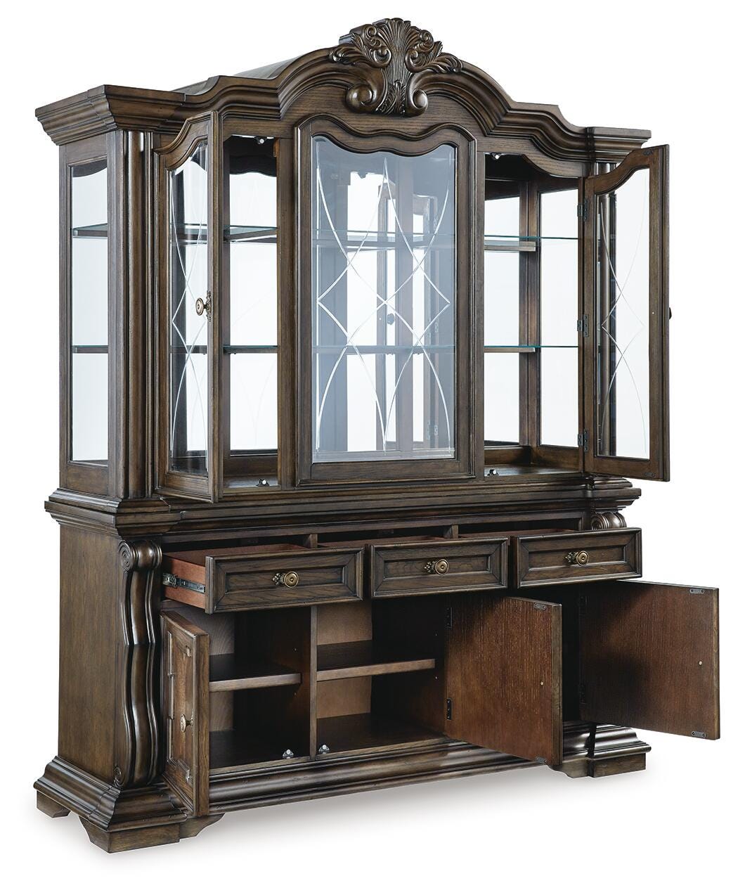 Maylee Dining Table and 4 Chairs and Bench with Storage