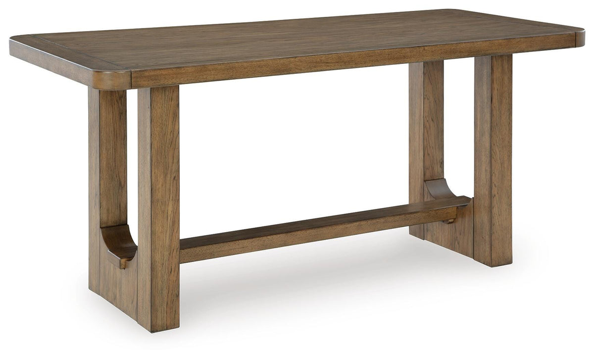 Cabalynn Counter Height Dining Table and 6 Barstools