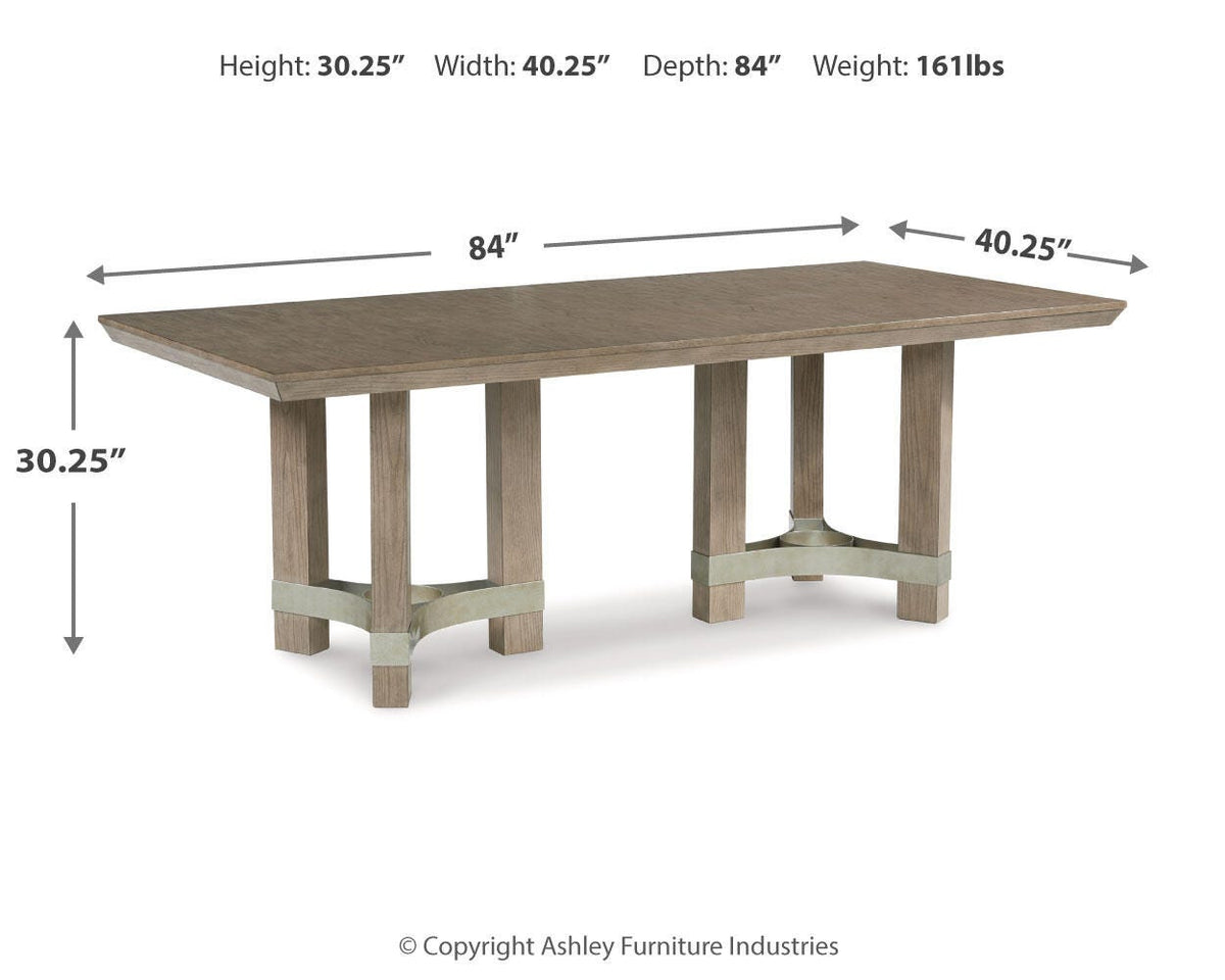 Chrestner Dining Table and 4 Chairs