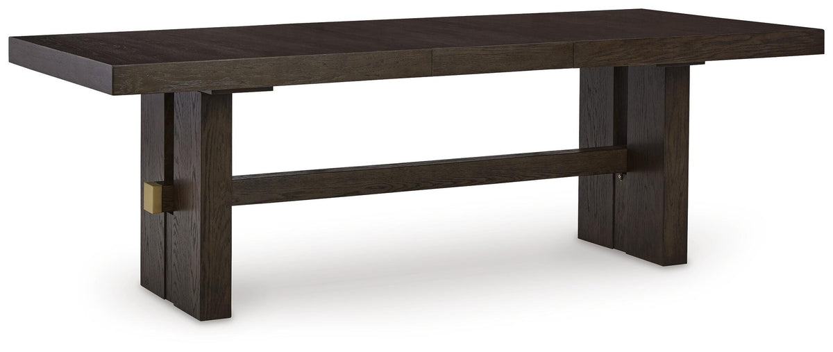 Burkhaus Dining Table and 8 Chairs with Storage