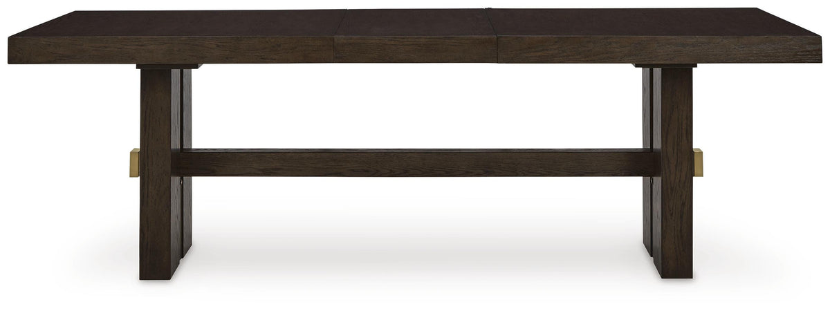 Burkhaus Dining Table and 8 Chairs with Storage