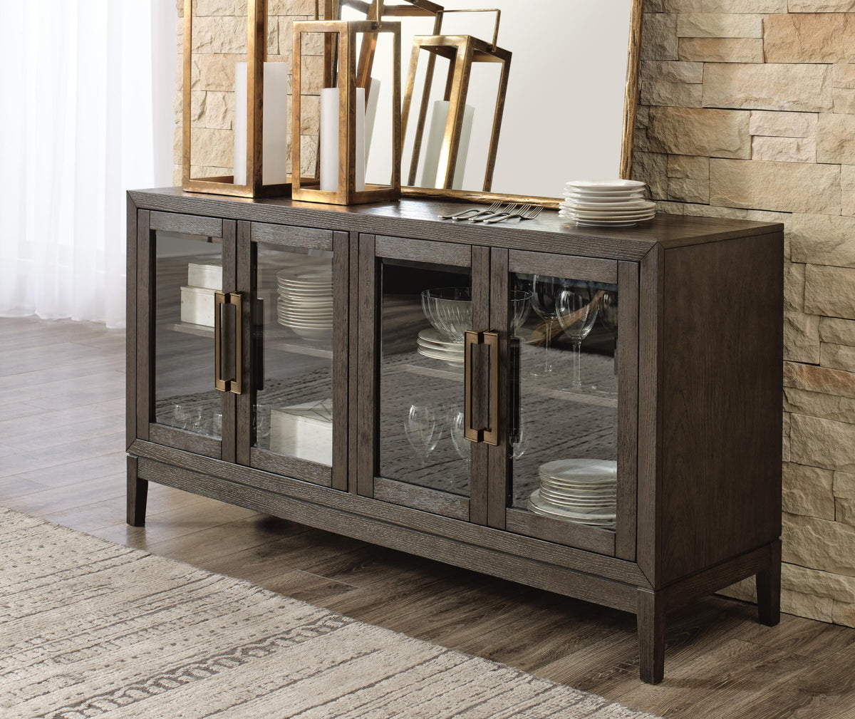 Burkhaus Dining Table and 8 Chairs with Storage