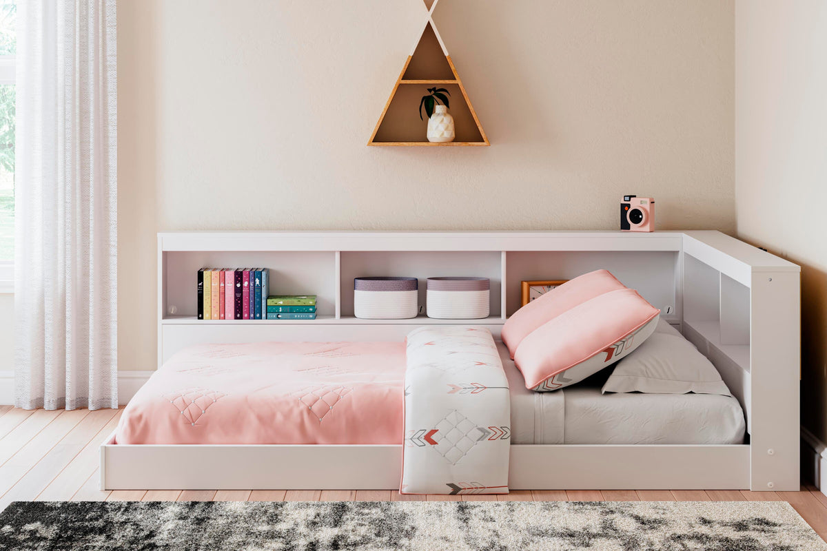 Piperton Twin Bookcase Storage Bed