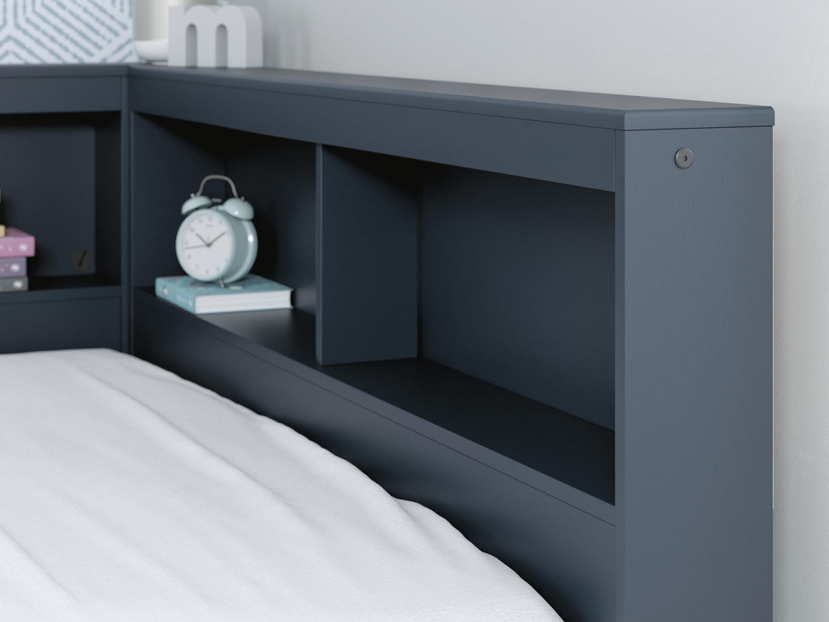 Simmenfort Twin Bookcase Storage Bed