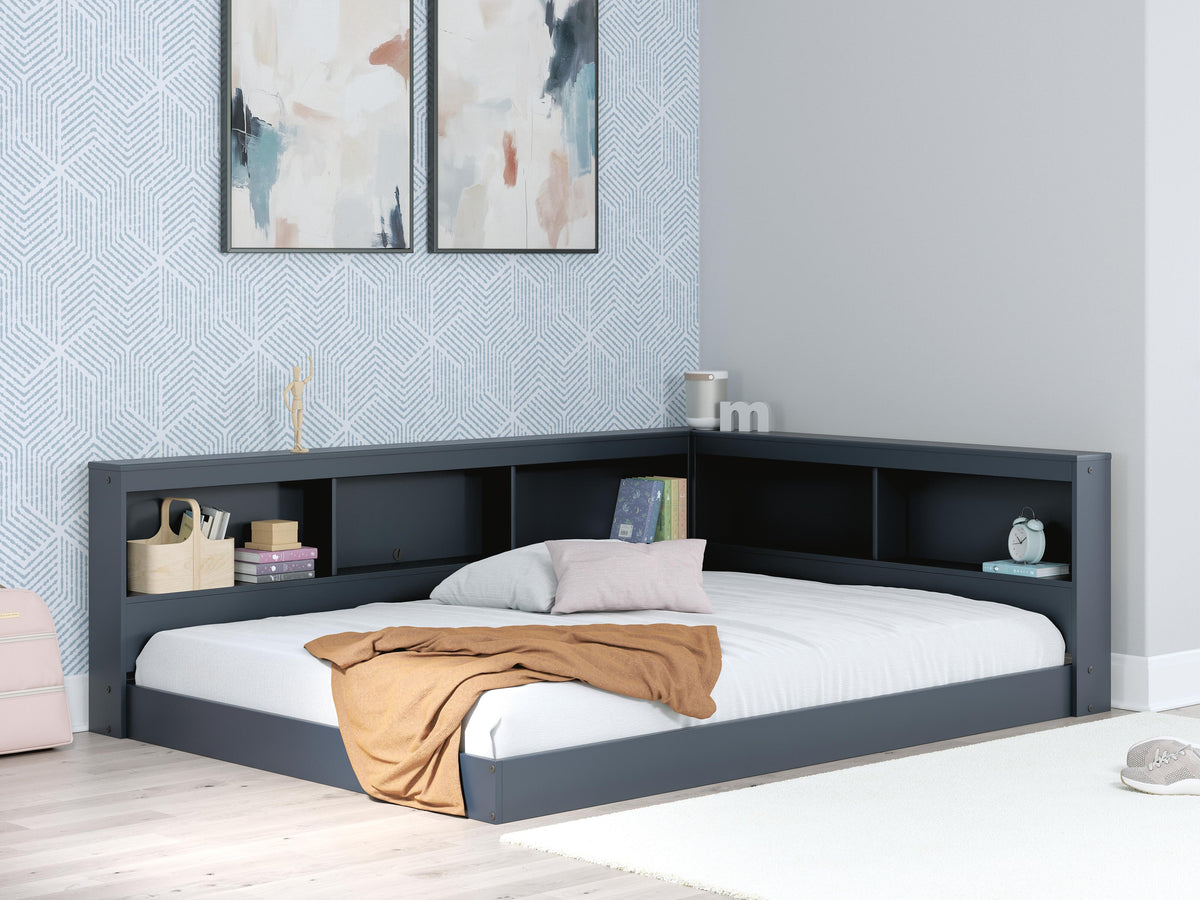 Simmenfort Twin Bookcase Storage Bed