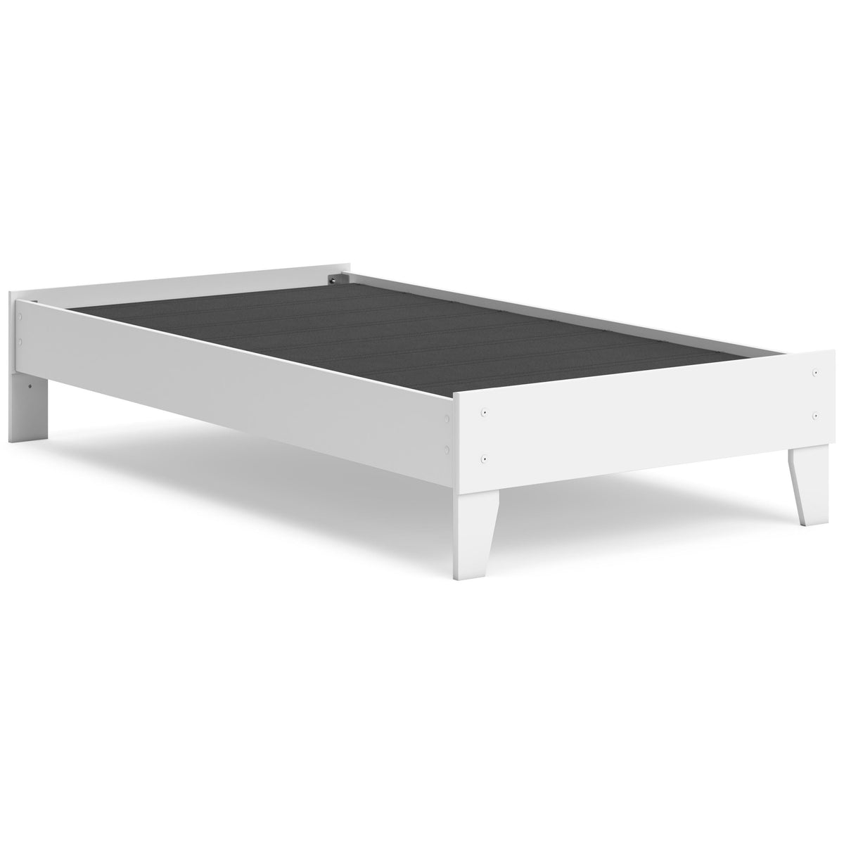 Hallityn Panel Platform Bed Set - Twin, Dresser and Nightstand
