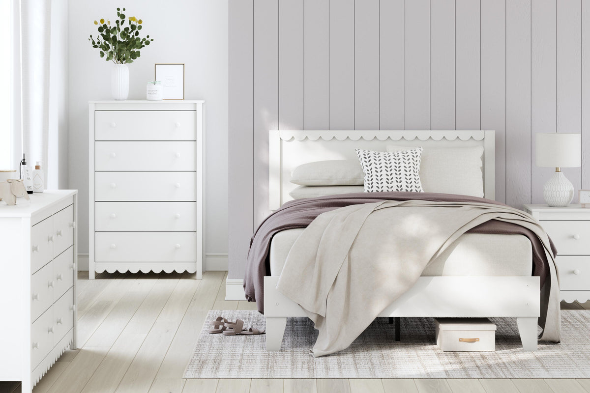 Hallityn Twin Panel Platform Bed