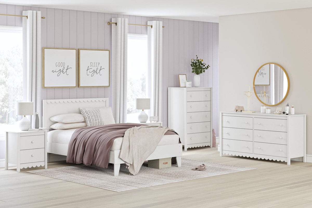 Hallityn Twin Panel Platform Bed