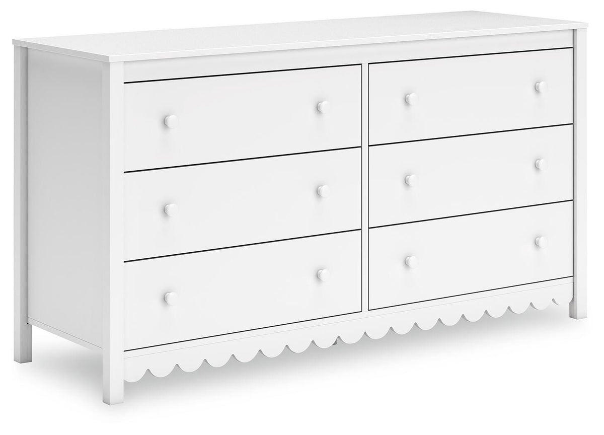 Hallityn Panel Platform Bed Set - Twin, Dresser