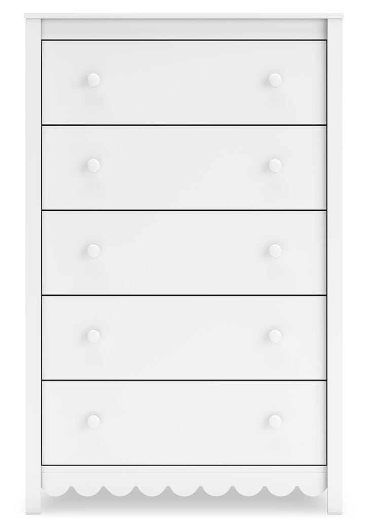 Hallityn Platform Bed Set - Full, Dresser and Chest