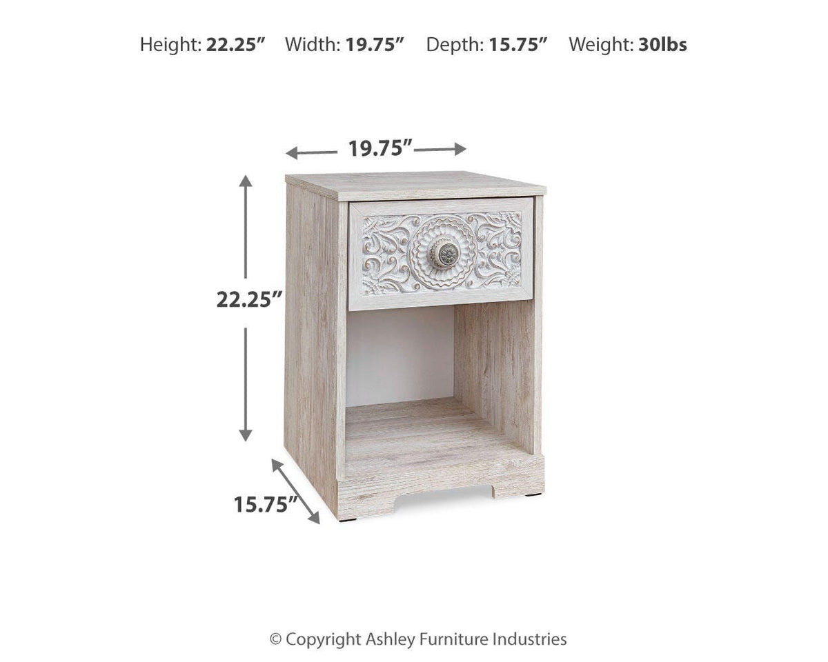 Paxberry One Drawer Night Stand