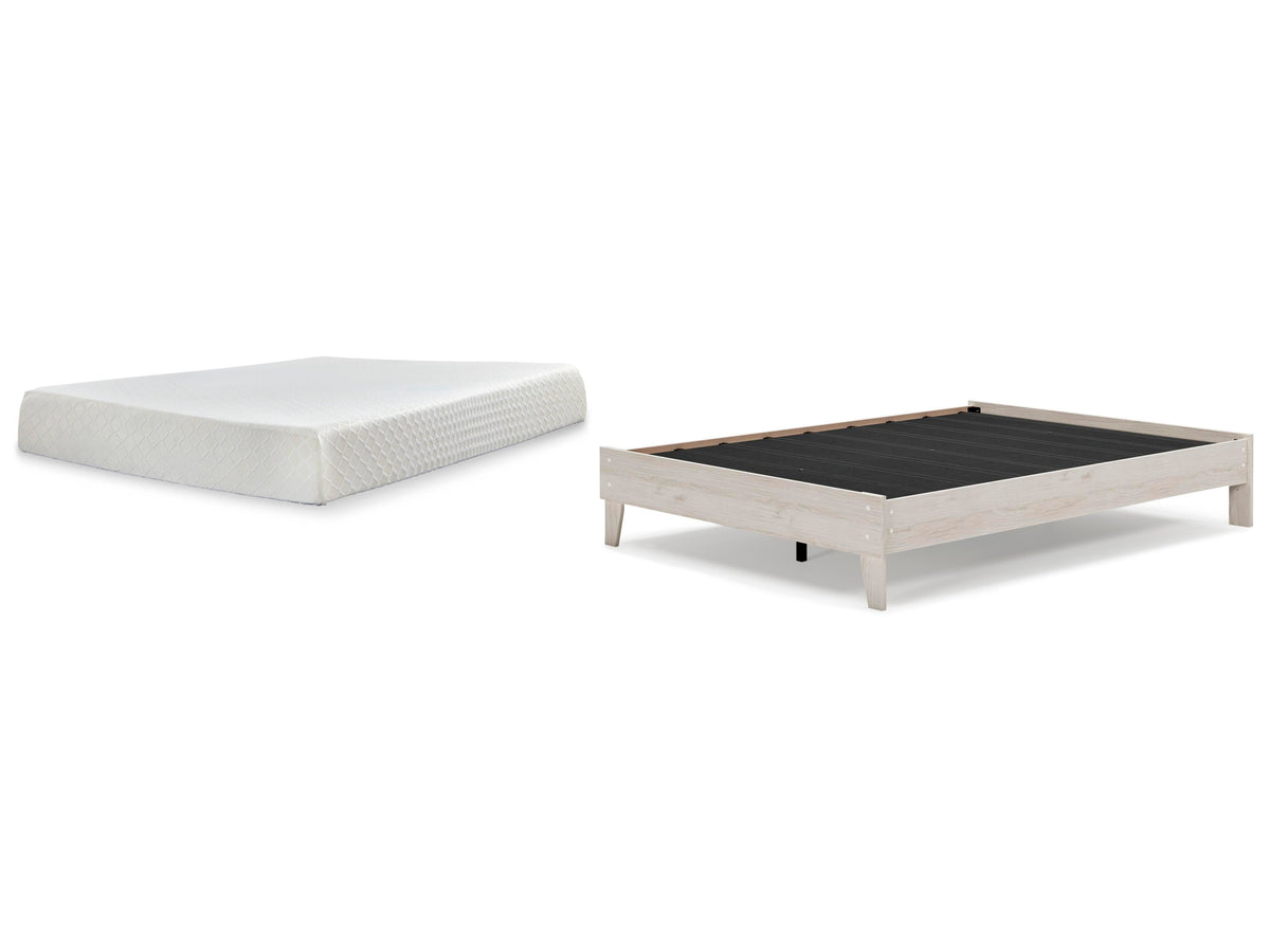 Socalle Queen Platform Bed with Mattress