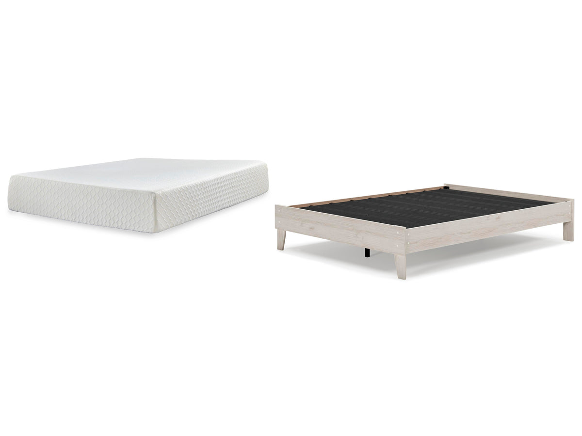 Socalle Queen Platform Bed with Mattress