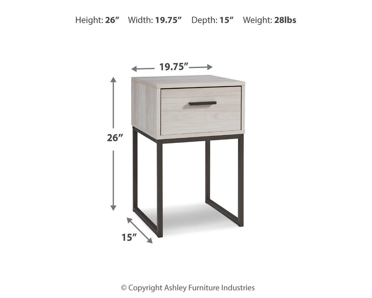 Socalle One Drawer Night Stand