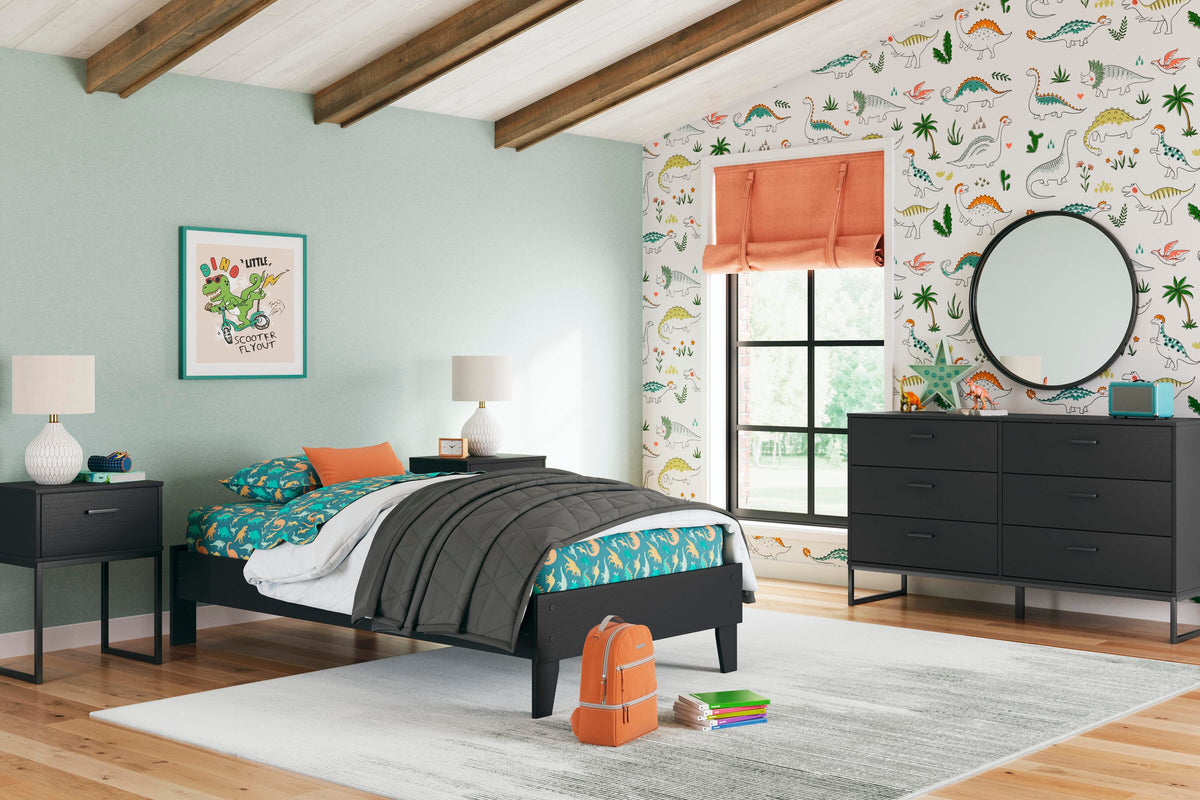 Socalle Platform Bed - Twin