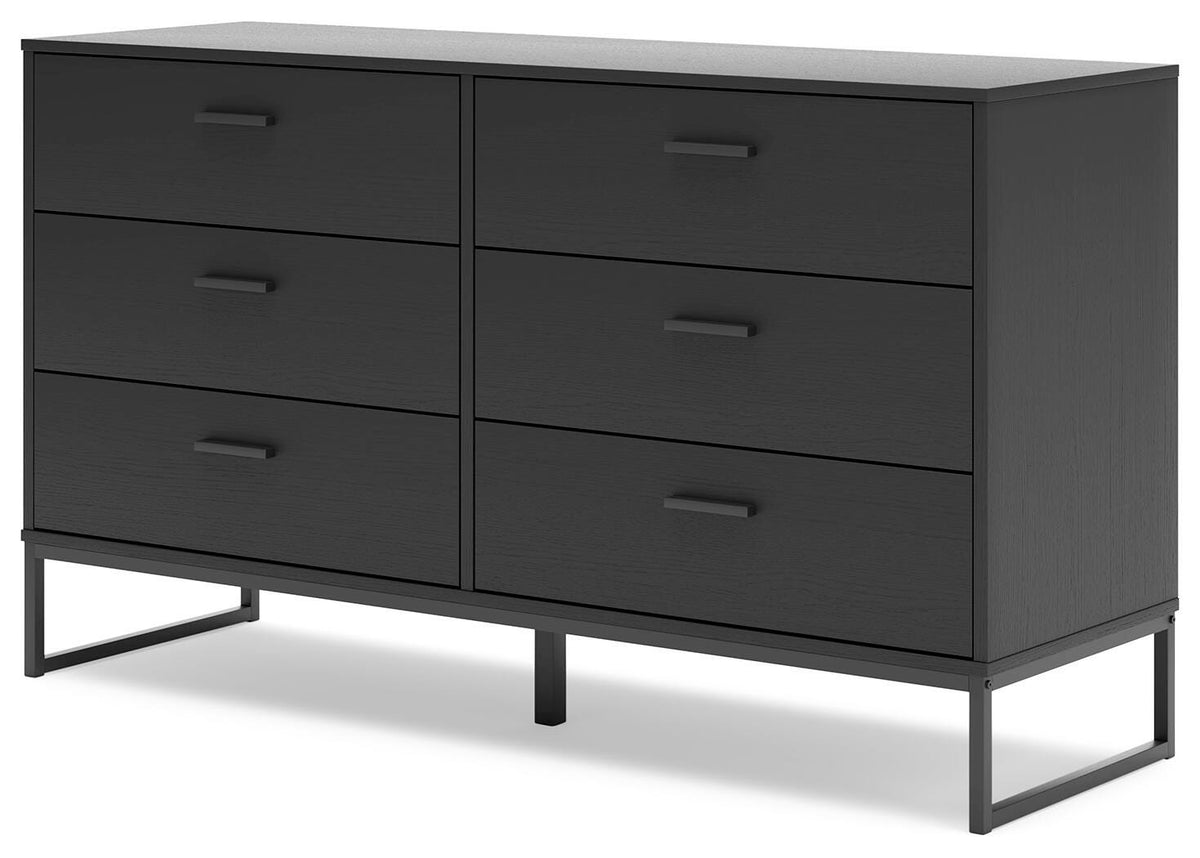 Socalle Full Platform Bed, Dresser and Nightstand