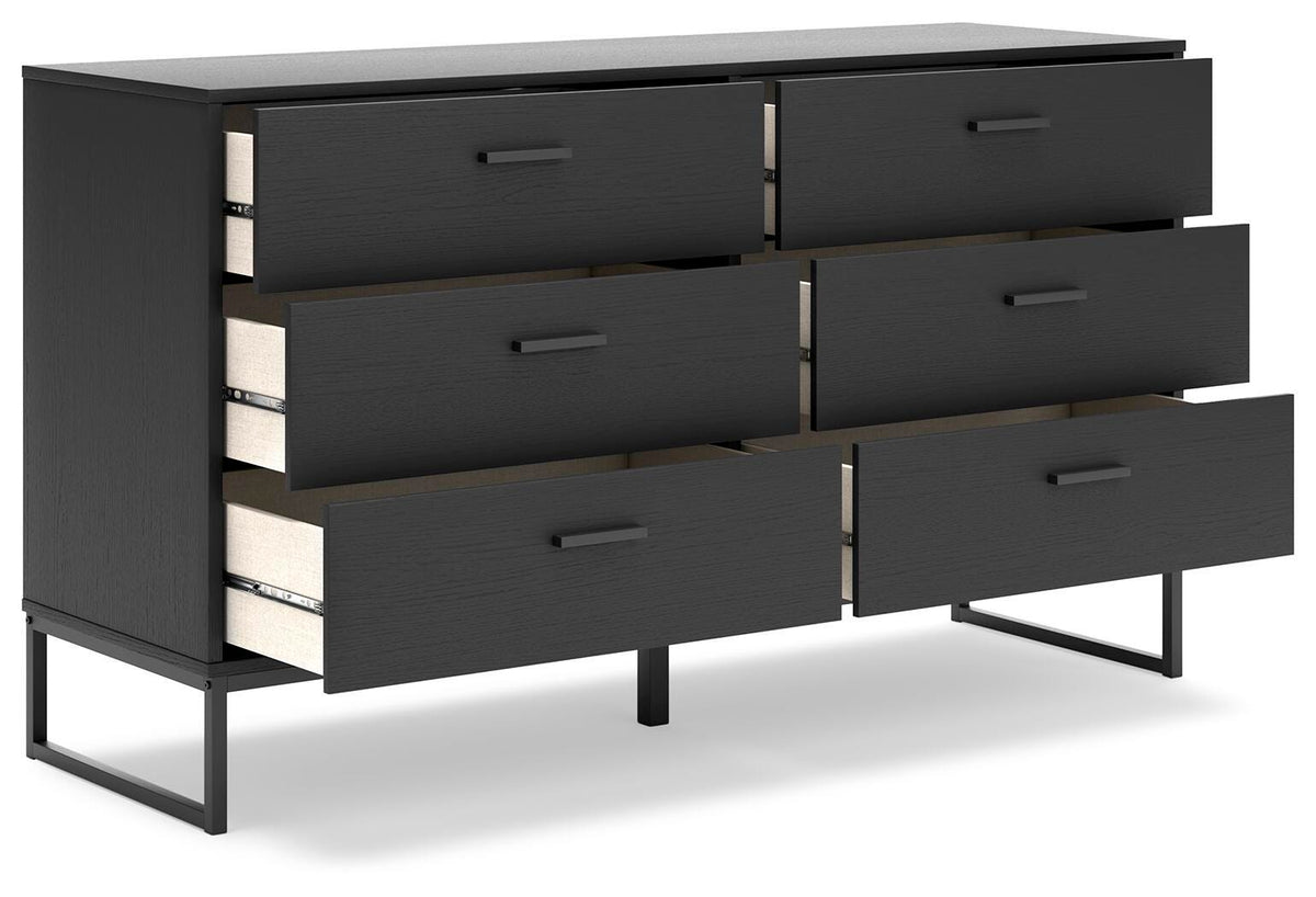 Socalle Full Platform Bed, Dresser and Nightstand