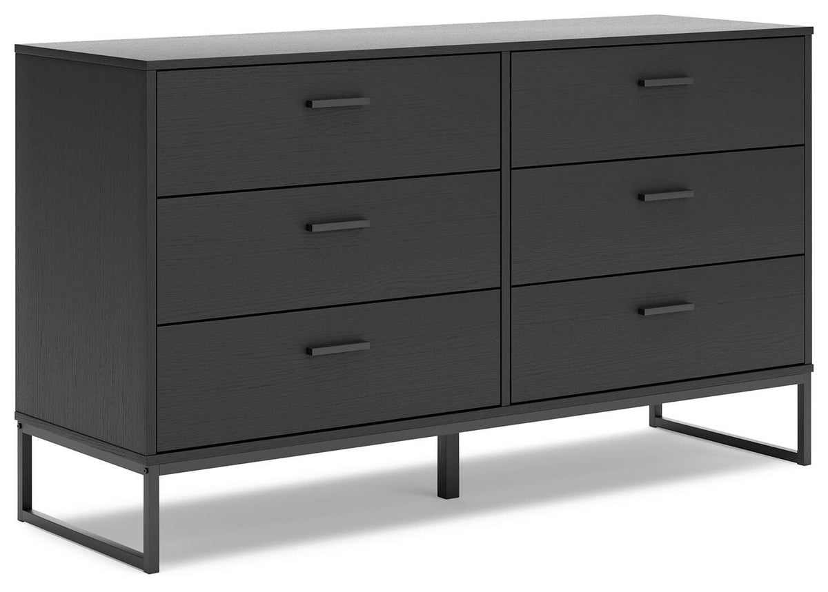 Socalle Full Platform Bed, Dresser and Nightstand