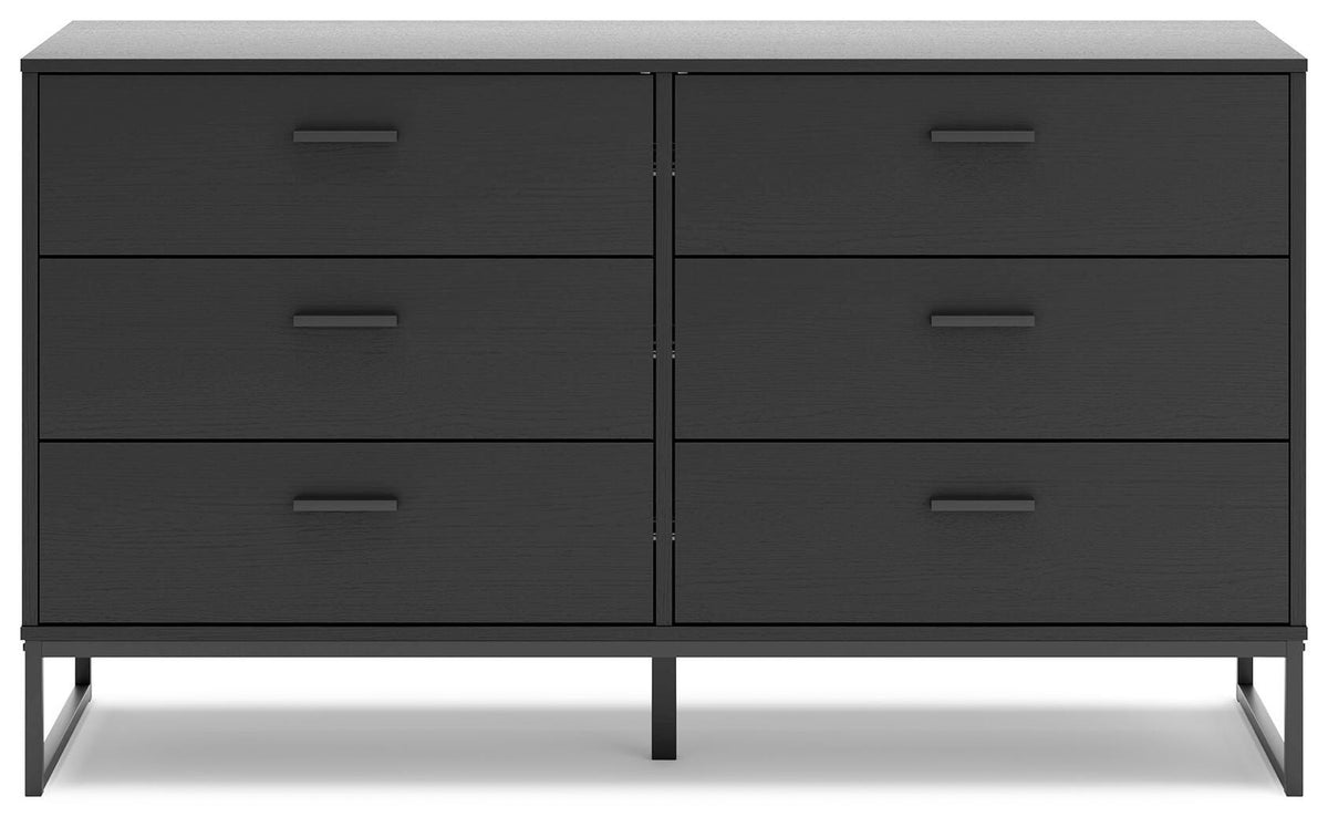 Socalle Full Platform Bed, Dresser and Nightstand