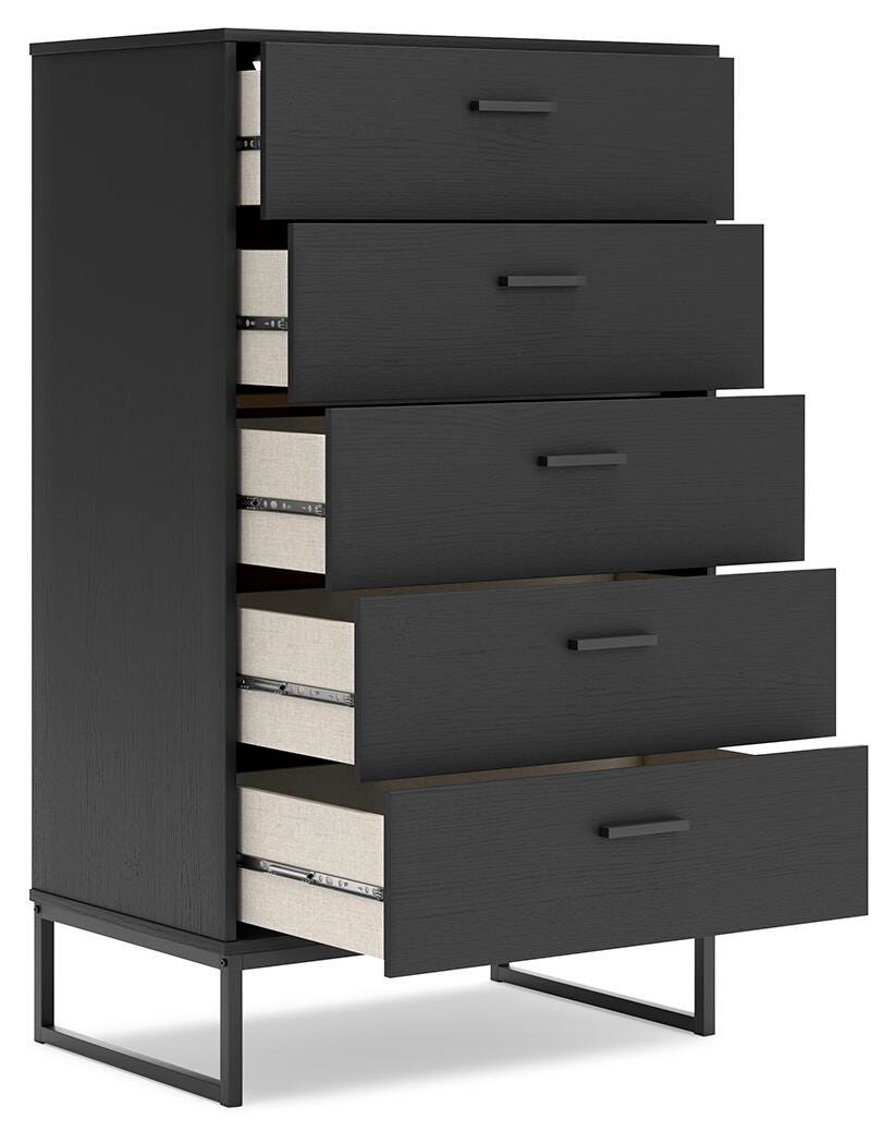 Socalle Full Platform Bed, Dresser and Nightstand