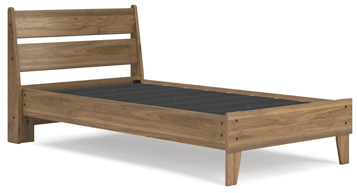 Deanlow Queen Platform Panel Bed