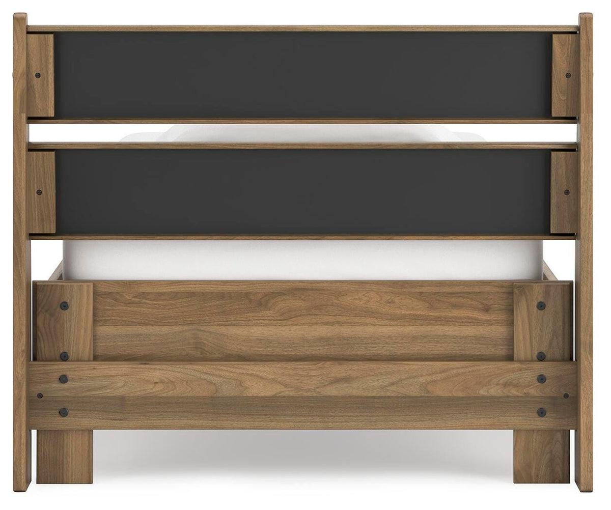 Deanlow Queen Platform Panel Bed