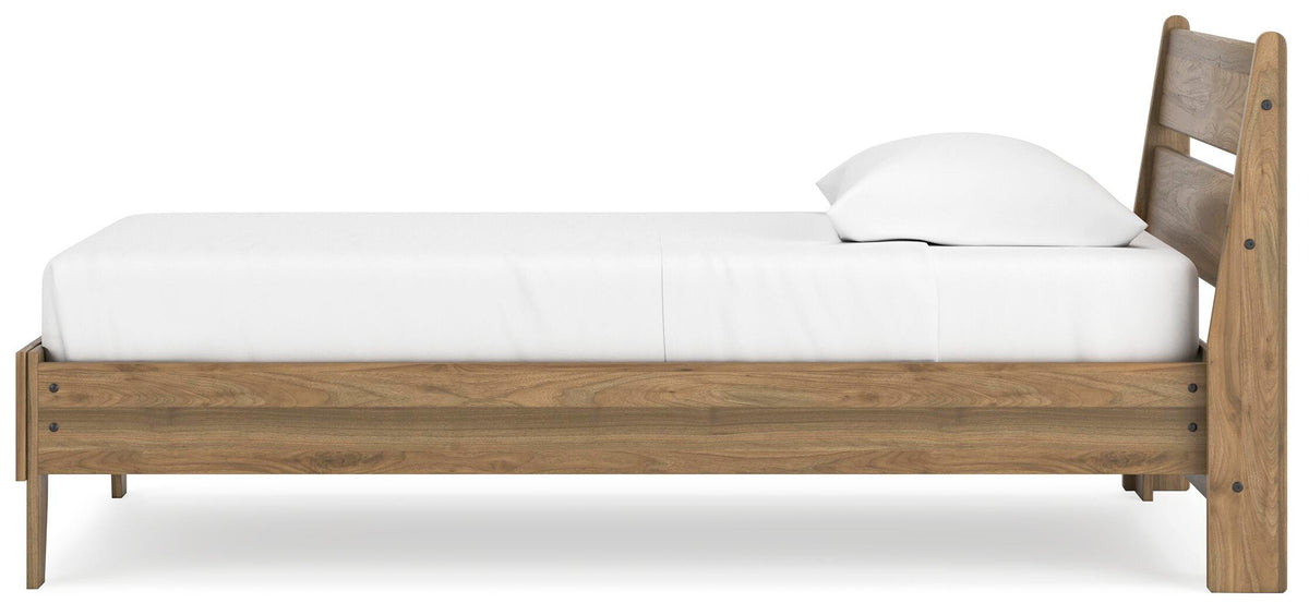 Deanlow Queen Platform Panel Bed