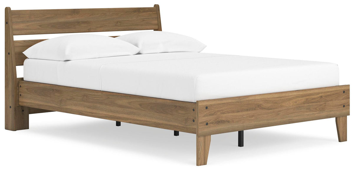 Deanlow Queen Platform Panel Bed