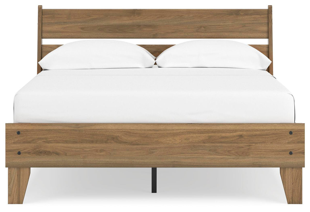 Deanlow Queen Platform Panel Bed
