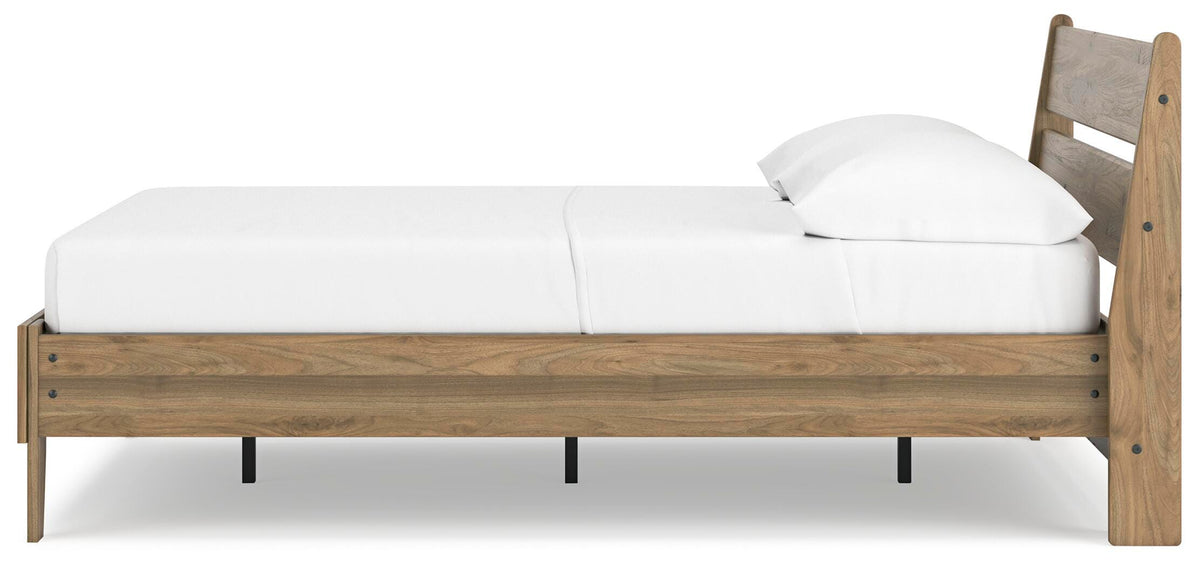 Deanlow Queen Platform Panel Bed