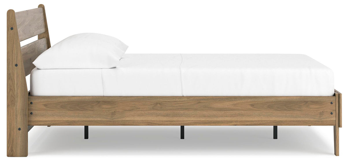 Deanlow Queen Platform Panel Bed