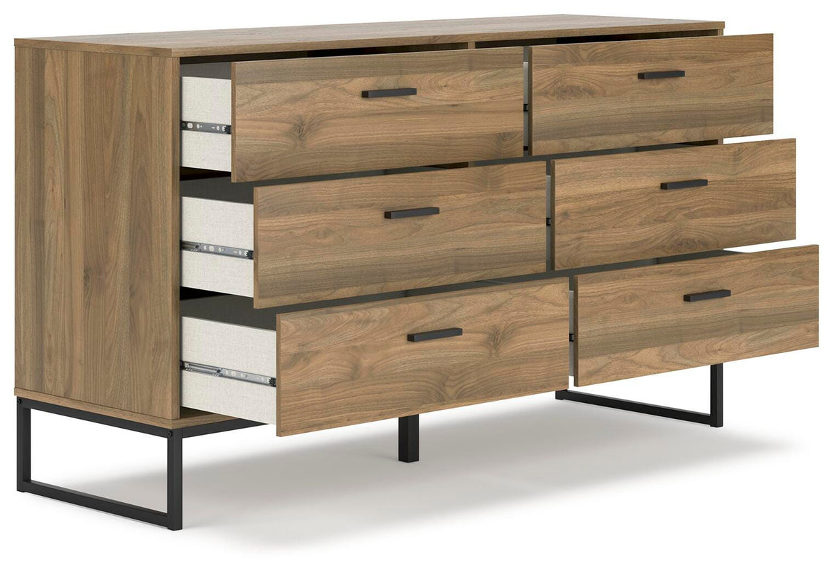 Deanlow Platform Panel Bed Set - Twin, Dresser