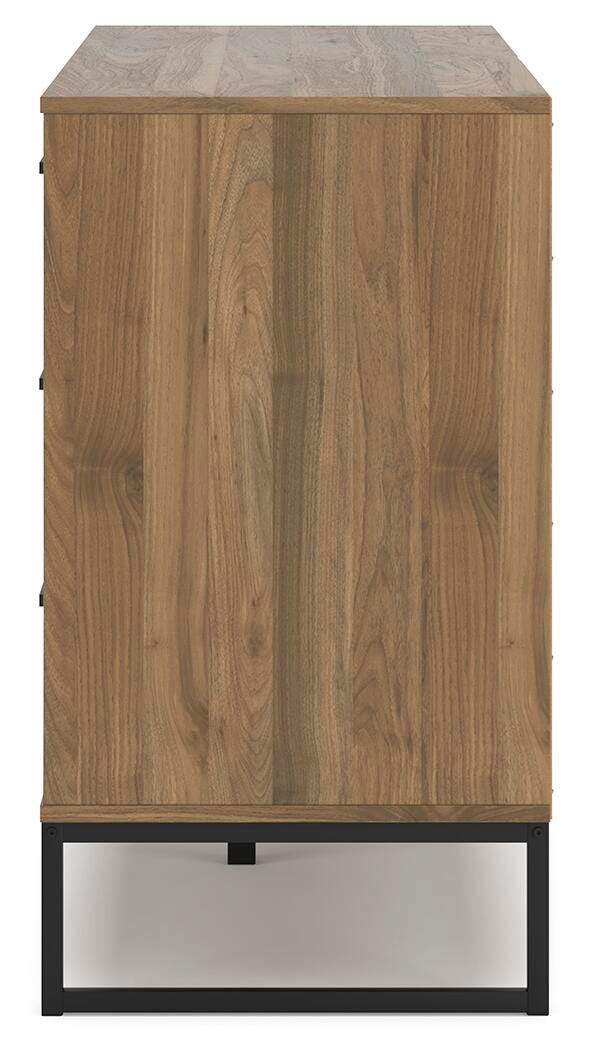 Deanlow Platform Panel Bed Set - Twin, Dresser
