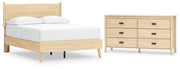 Cabinella Platform Panel Bed Set - Full, Dresser