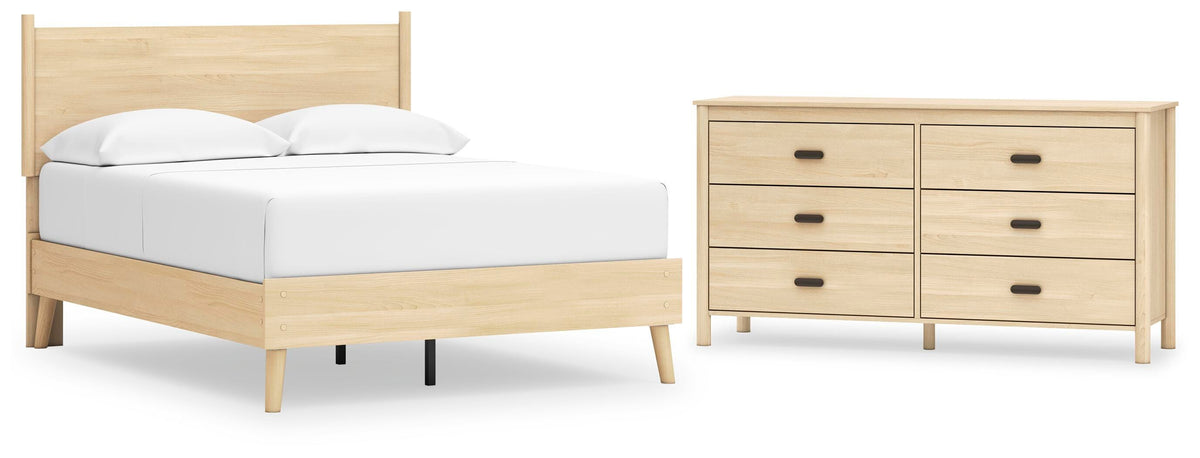 Cabinella Platform Panel Bed Set - Full, Dresser
