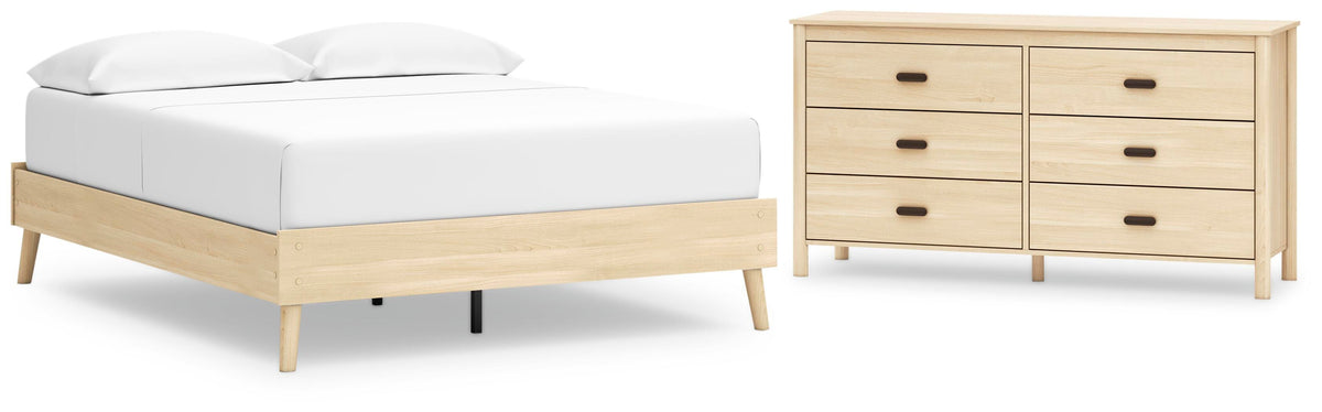 Cabinella Platform Bed Set - Queen, Dresser