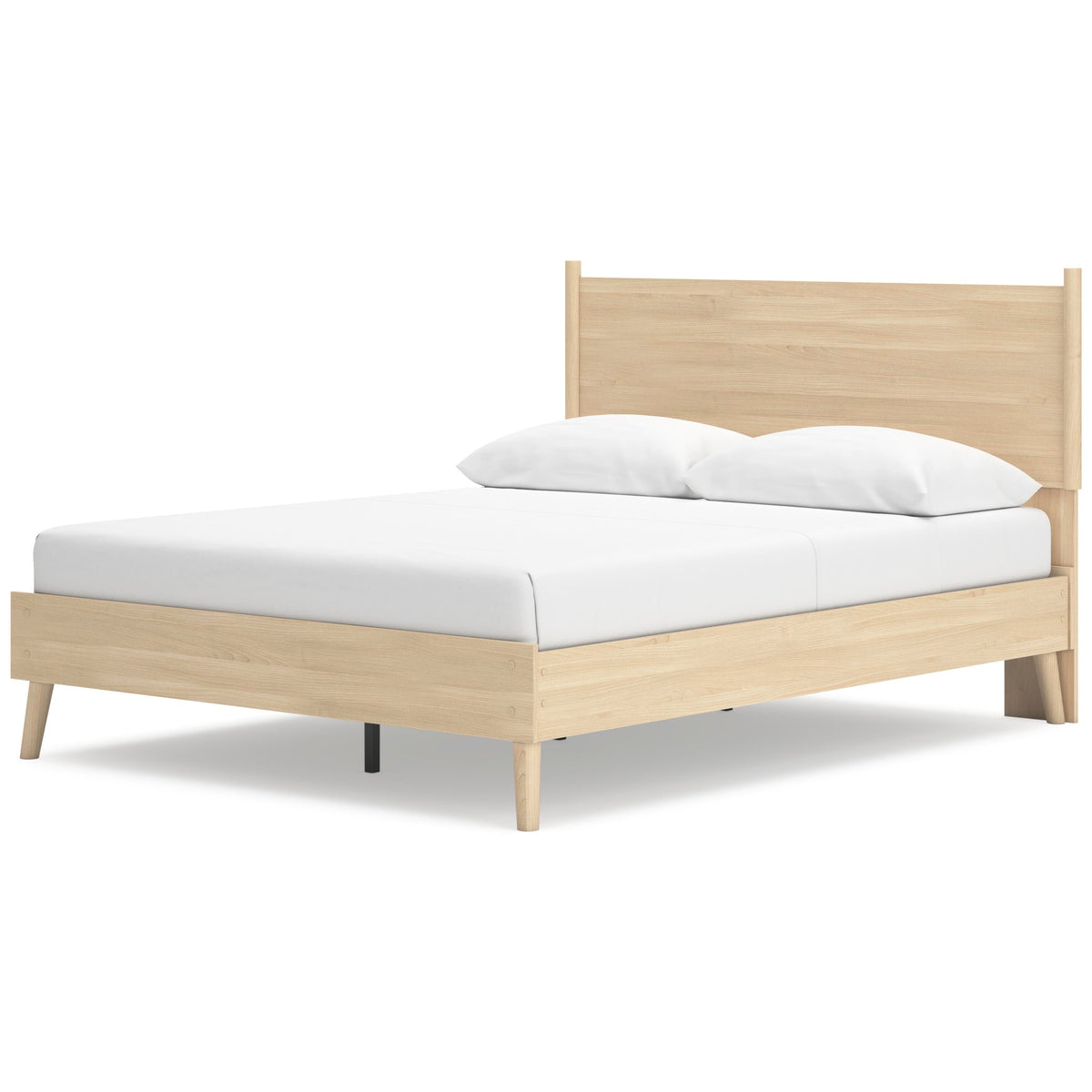 Cabinella Platform Panel Bed Set - Queen, 2 Nightstands