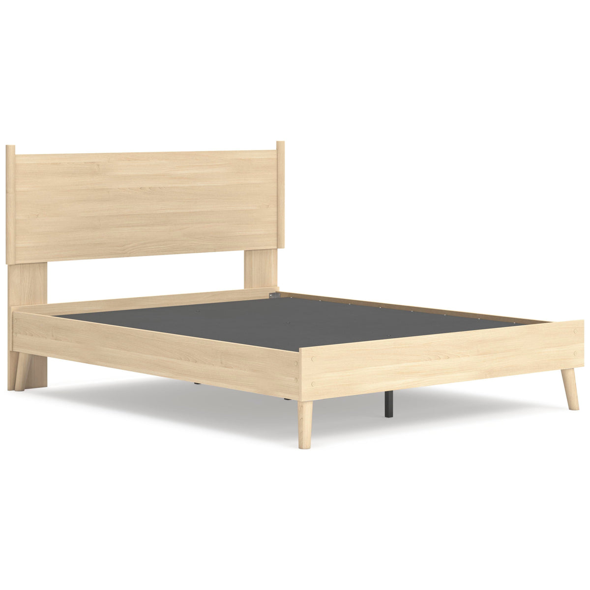Cabinella Platform Panel Bed Set - Queen, 2 Nightstands